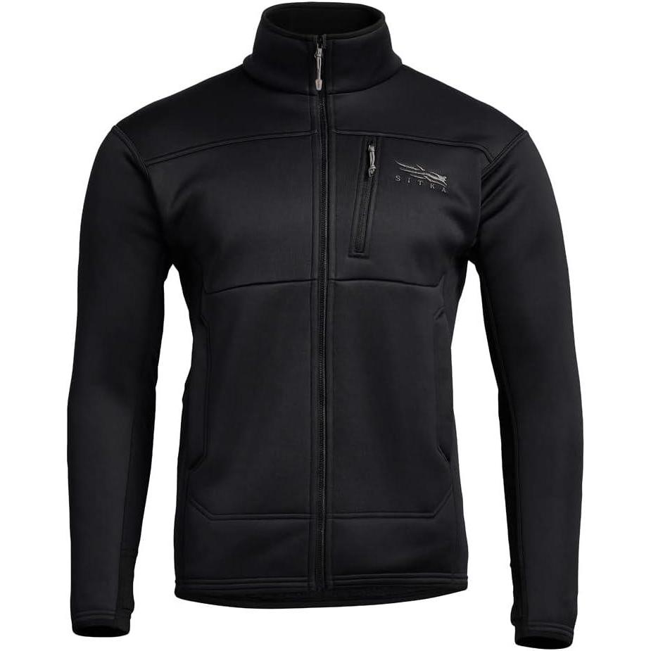 image:imageSITKA Traverse Jacket Heavyweight Breathable Fleece Hunting Mens JacketSitka Black