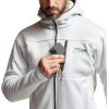 SITKA Traverse Hoodie – Breathable Heavyweight Fleece Mens Sweatshirt(White)