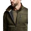 SITKA Traverse Jacket – Heavyweight Breathable Fleece Hunting Mens Jacket(Deep Lichen)