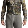 Sitka Gear Men’s Gradient Cold Weather Water Repellent Insulated Non-Compressible Ultra-Thick Fleece Hunting Bib(Timber)