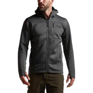 SITKA Traverse Hoodie – Breathable Heavyweight Fleece Mens Sweatshirt(Lead)