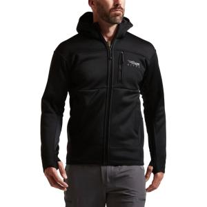 SITKA Traverse Hoodie – Breathable Heavyweight Fleece Mens Sweatshirt(Sitka Black)