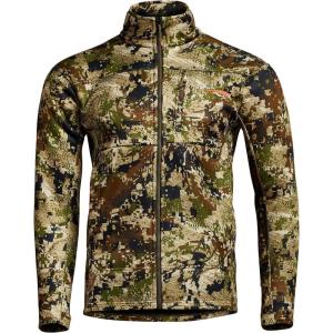 SITKA Traverse Jacket – Heavyweight Breathable Fleece Hunting Mens Jacket(Optifade Subalpine)