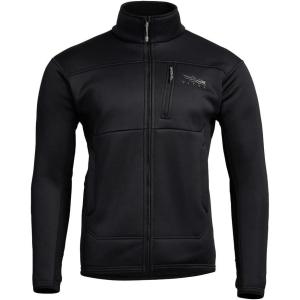 SITKA Traverse Jacket – Heavyweight Breathable Fleece Hunting Mens Jacket(Sitka Black)