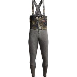 Sitka Gear Men’s Gradient Cold Weather Water Repellent Insulated Non-Compressible Ultra-Thick Fleece Hunting Bib(Timber)