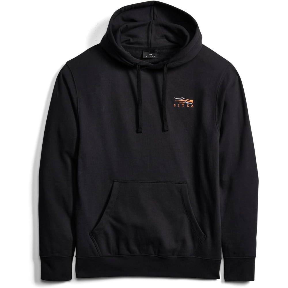 image:imageSITKA Icon Classic Pullover Hoodie  Everday Mens SweatshirtBlack Orange