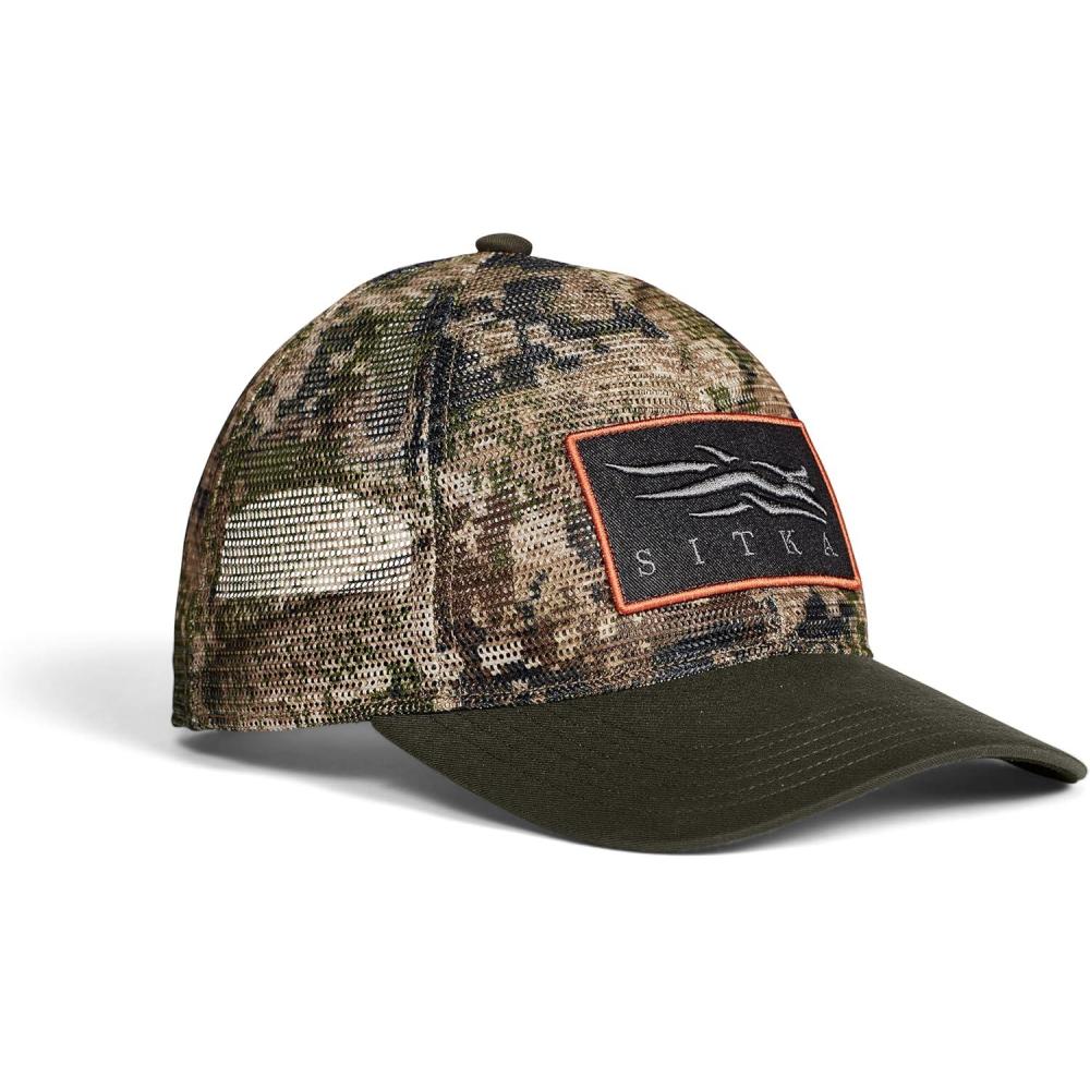 image:imageSITKA Icon Optifade Mesh Mid Pro Trucker Hat  Adjustable Outdoor Snap Back Hat for MenDeep Lichen Subalpine