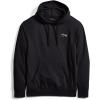 SITKA Icon Classic Pullover Hoodie – Everday Mens Sweatshirt(Black Orange)