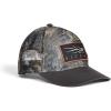 SITKA Icon Optifade Mesh Mid Pro Trucker Hat – Adjustable Outdoor Snap Back Hat for Men(Lead Elevated II)