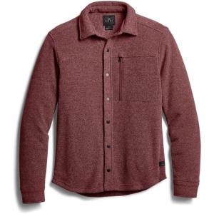 SITKA Gear Men’s Everyday Snowcrest Long Sleeve Shirt(Dark Red Heather)