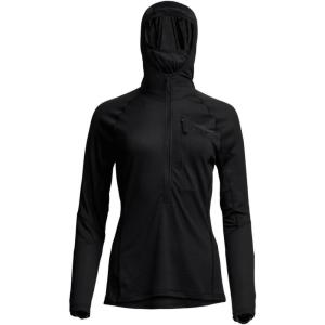 SITKA Gear Womens Core Lightweight Baselayer Hoody(Sitka Black)