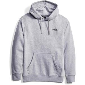 SITKA Icon Classic Pullover Hoodie – Everday Mens Sweatshirt(Heather Grey)