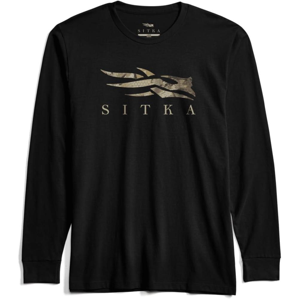 image:imageSITKA Gear Mens Icon Optifade Long Sleeve TeeBlack Waterfowl