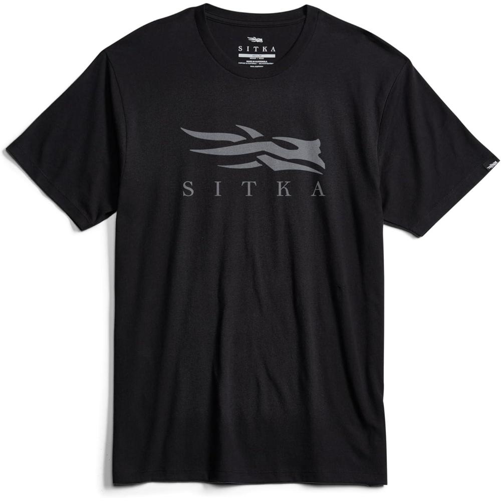 image:imageSITKA Icon Tee  Everyday Logo Wear for MenBlack Charcoal