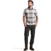 SITKA Gear Men’s Everyday Ambary Short Sleeve Button Down Shirt(Aluminum Ambary Plaid)
