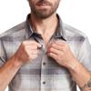 SITKA Gear Men’s Everyday Ambary Short Sleeve Button Down Shirt(Aluminum Ambary Plaid)