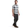 SITKA Gear Men’s Everyday Ambary Short Sleeve Button Down Shirt(Blue Haze Ambary Plaid)