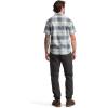 SITKA Gear Men’s Everyday Ambary Short Sleeve Button Down Shirt(Blue Haze Ambary Plaid)