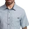SITKA Gear Men’s Everyday Ambary Short Sleeve Button Down Shirt(Pacific Heather)