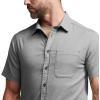 SITKA Gear Men’s Everyday Ambary Short Sleeve Button Down Shirt(Woodsmoke Heather)
