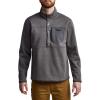 SITKA Mens Front Range Stand-up Collar Snap Fleece Jacket(Lead)