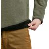 SITKA Mens Front Range Stand-up Collar Snap Fleece Jacket(Sagebrush)