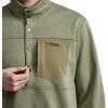 SITKA Mens Front Range Stand-up Collar Snap Fleece Jacket(Sagebrush)