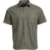 SITKA Gear Men’s Everyday Ambary Short Sleeve Button Down Shirt(Deep Lichen Heather)