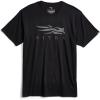 SITKA Icon Tee – Everyday Logo Wear for Men(Black Charcoal)