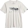 SITKA Icon Tee – Everyday Logo Wear for Men(Porcelain)
