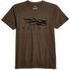 Sitka Gear Mens Pima Cotton Short Sleeve Lightweight Everyday Icon Tee Shirt(Earth)
