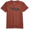Sitka Gear Mens Pima Cotton Short Sleeve Lightweight Everyday Icon Tee Shirt(Fox)
