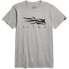 Sitka Gear Mens Pima Cotton Short Sleeve Lightweight Everyday Icon Tee Shirt(Grey Heather)