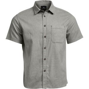 SITKA Gear Men’s Everyday Ambary Short Sleeve Button Down Shirt(Woodsmoke Heather)