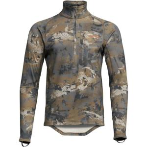 SITKA Gear Mens Grinder Hunting Layering Zip-T(Optifade Timber)