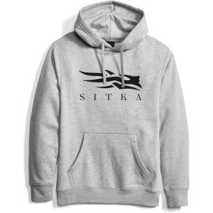 SITKA Icon Pullover Hoodie – Everyday Mens Sweatshirt(Heather Grey)