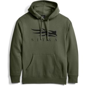 SITKA Icon Pullover Hoodie – Everyday Mens Sweatshirt(Olive Green)
