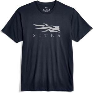 SITKA Icon Tee – Everyday Logo Wear for Men(Eclipse)