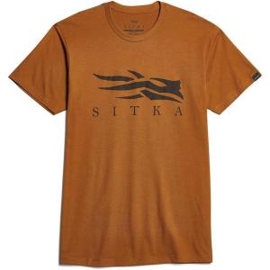 Sitka Gear Mens Pima Cotton Short Sleeve Lightweight Everyday Icon Tee Shirt(Copper)