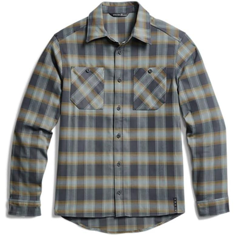 image:imageSITKA Gear Mens Riser MoistureWicking Everyday Work ShirtStorm Plaid