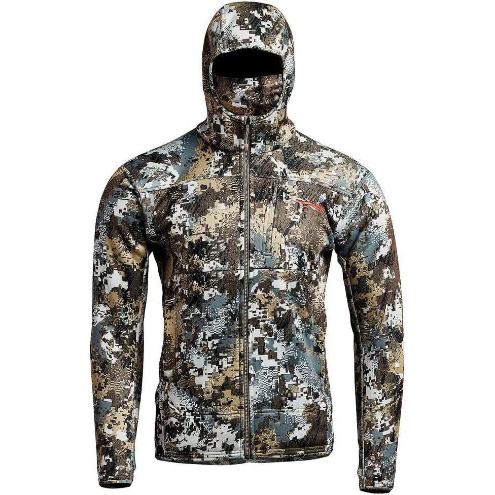 image:imageSITKA Traverse Hoodie Breathable Heavyweight Fleece Mens Camo Sweatshirt Optifade Elevated II Large