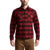 SITKA Gear Men’s Riser Moisture-Wicking Everyday Work Shirt(Brick Plaid)