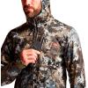 SITKA Traverse Hoodie – Breathable Heavyweight Fleece Mens Camo Sweatshirt, Optifade Elevated II, Large