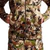 SITKA Traverse Hoodie – Breathable Heavyweight Fleece Mens Camo Sweatshirt, Optifade Subalpine, Extra Large