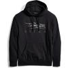SITKA Icon Optifade Pullover Hoodie – Everyday Mens Sweatshirt(Black Elevated II)