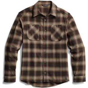 SITKA Gear Men’s Riser Moisture-Wicking Everyday Work Shirt(Carob Plaid)