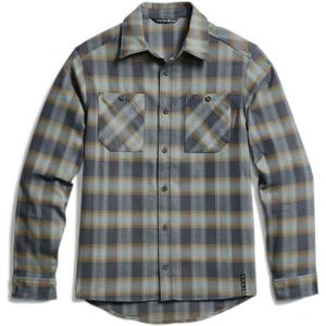 SITKA Gear Men’s Riser Moisture-Wicking Everyday Work Shirt(Storm Plaid)
