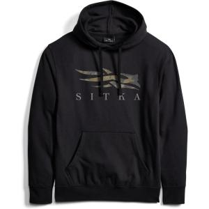 SITKA Icon Optifade Pullover Hoodie – Everyday Mens Sweatshirt(Black Timber)