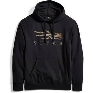 SITKA Icon Optifade Pullover Hoodie – Everyday Mens Sweatshirt(Black Waterfowl)
