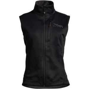SITKA Gear Women’s Hunting Windproof Jetstream Vest(Sitka Black)